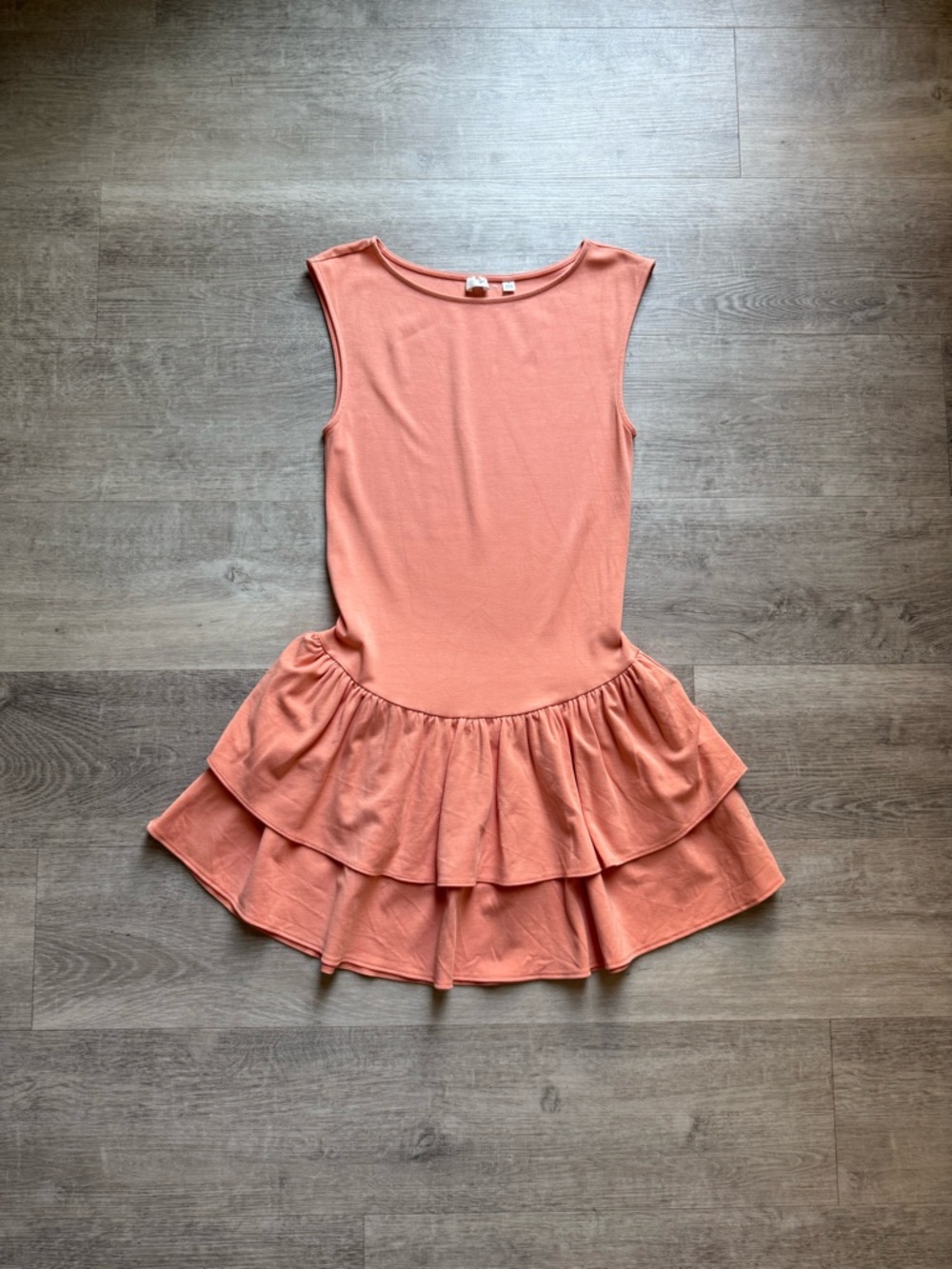 Wilfred Aritzia GoodLux Bloomsbury Tiered Skirt Sleeveless Mini Dress Size S
